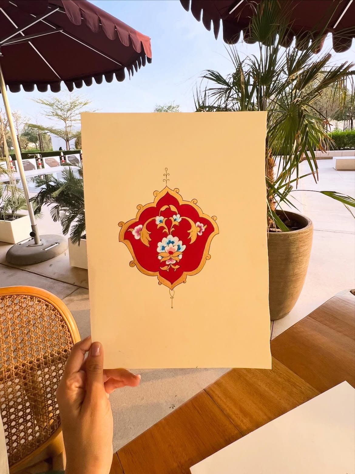 Custom decorative artwork by Rakhshinda Art
